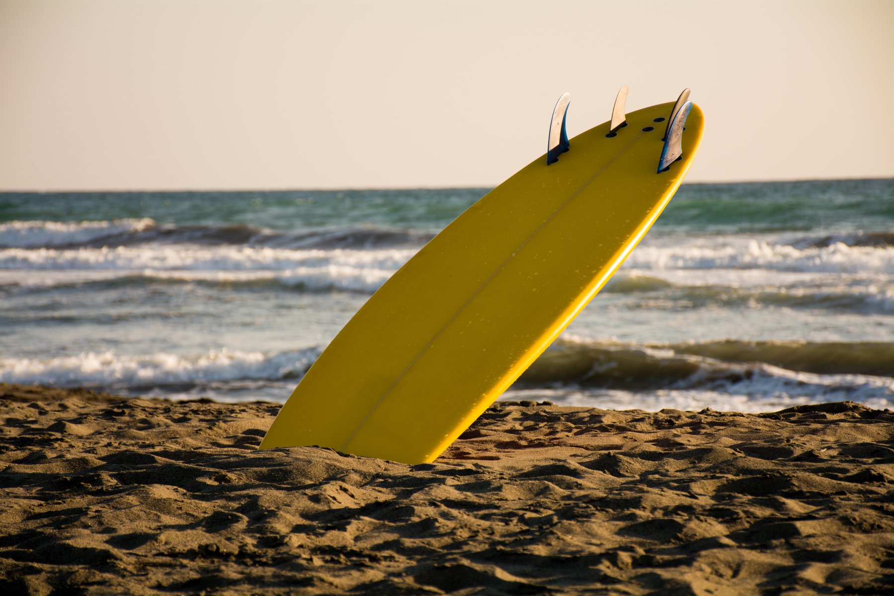 Surf board at Shonan beach